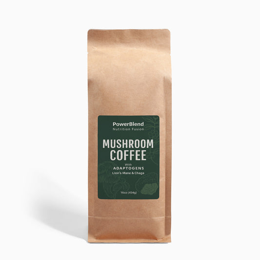 NeuroBoost Coffee™ – Mushroom Fusion with Lion’s Mane & Chaga | 16oz