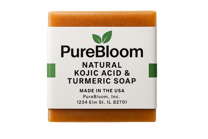 Glow Bar – Kojic Acid & Turmeric Soap for Radiant, Even-Toned Skin | Natural & Handmade in USA