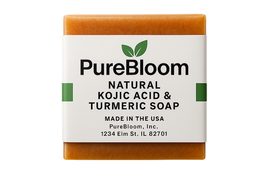 Glow Bar – Kojic Acid & Turmeric Soap for Radiant, Even-Toned Skin | Natural & Handmade in USA